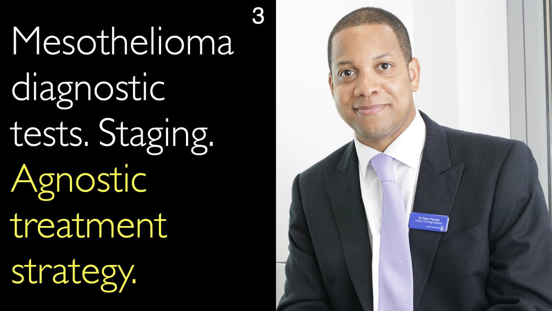Mesothelioma diagnostic tests. Staging. Agnostic treatment strategy. 3