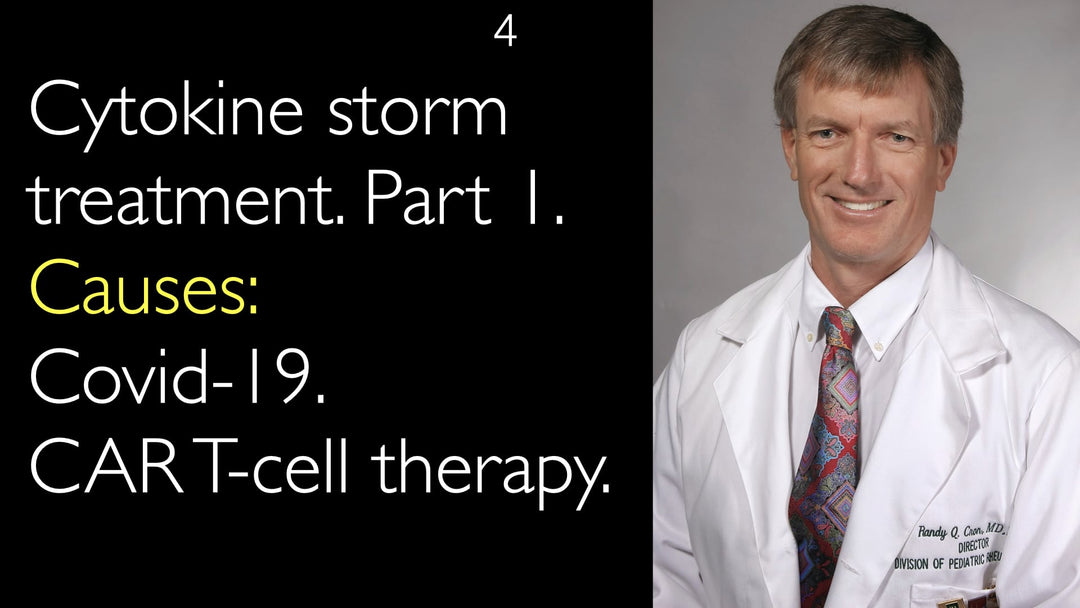 Лечение цитокинового шторма. Часть 1. Причины:  
COVID-19. CAR-T-клеточная терапия.