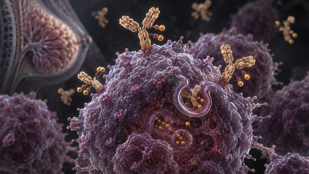 Original medical illustration for: A New First-Line Option for Advanced Triple-Negative Breast Cancer: What the ASCENT-03 Trial Means for Patients