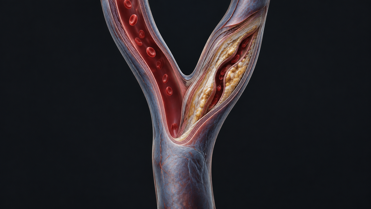 Original medical illustration for: A New Way to Treat Heart and Stroke Risk: Treating the Arteries Themselves, Not Just the Numbers on Your Lab Report