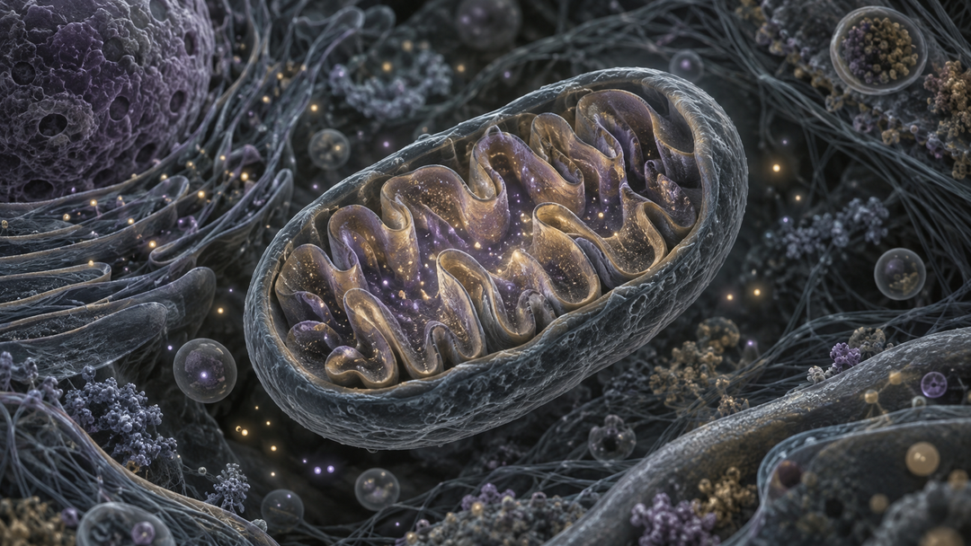 Original medical illustration for: Alpha-Ketoglutarate: Can a Natural Body Compound Extend Lifespan and Reduce Frailty in Aging?