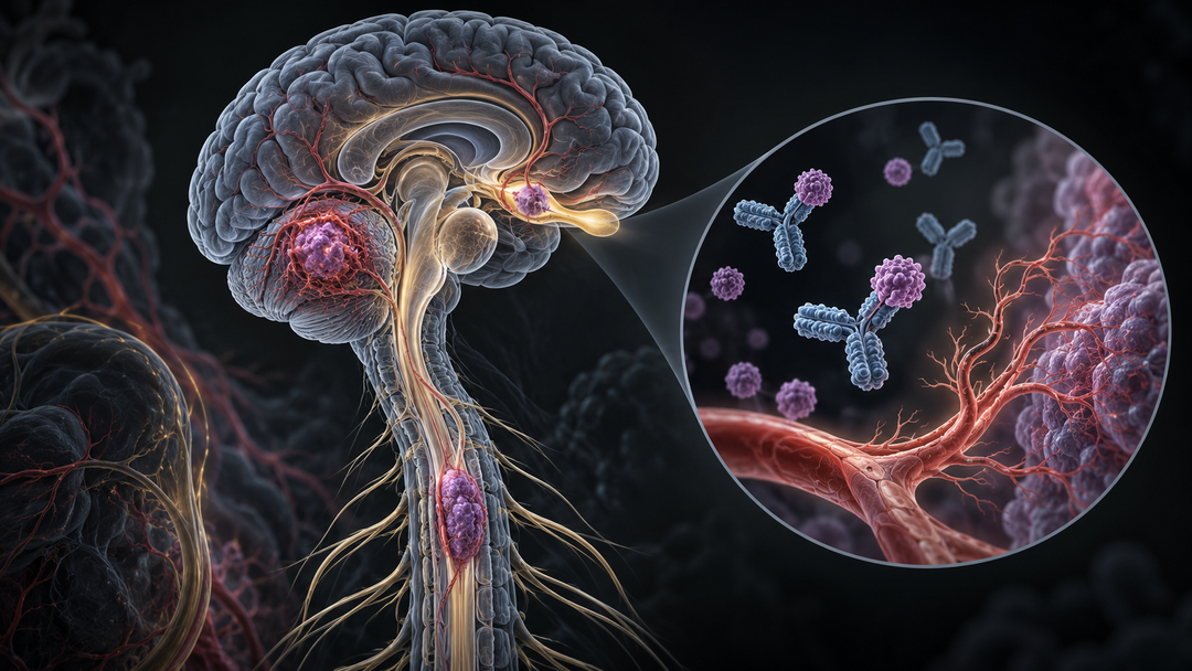 Original medical illustration for: Bevacizumab (Avastin) for Childhood Brain and Spinal Cord Tumors: A Comprehensive Review