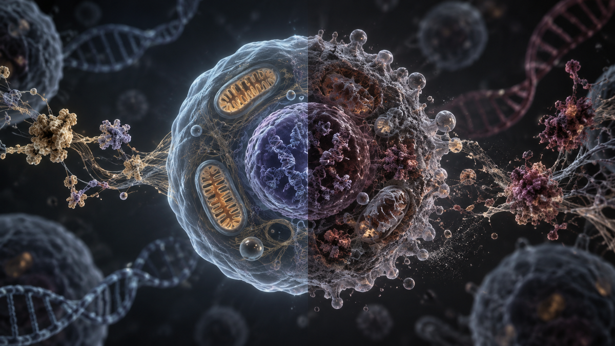 Original medical illustration for: Can Chronic Diseases Speed Up Aging? What the Second Geroscience Summit Reveals