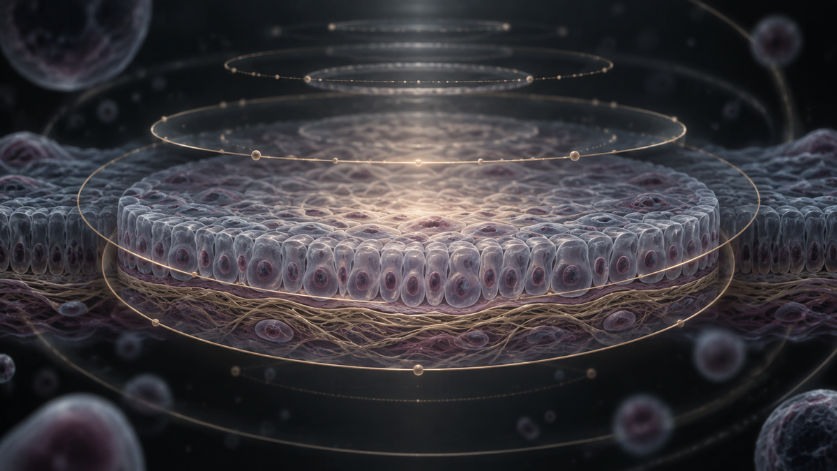 Original medical illustration for: Cancerisation: How the Modern Cancer Prevention Movement Changed Women's Relationship with Their Bodies and Time