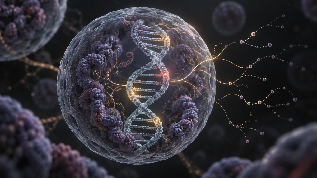 Original medical illustration for: Direct-to-Consumer Genomics: Harmful or Empowering? A Patient's Guide to Home DNA Testing