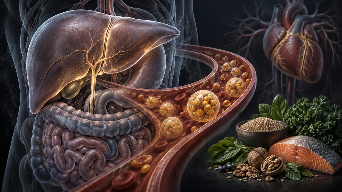 Original medical illustration for: Eating to Lower Triglycerides: A Complete Patient's Guide