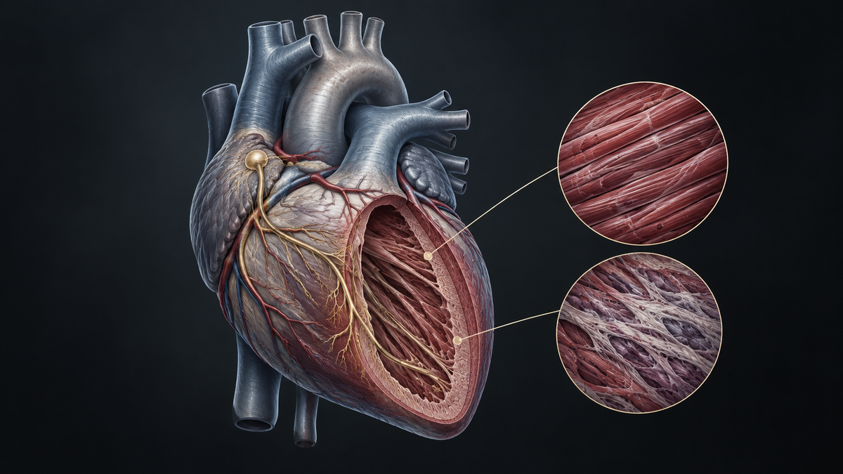 Original medical illustration for: Exercise and the Heart: The Good, The Bad, and The Ugly — What Patients Need to Know