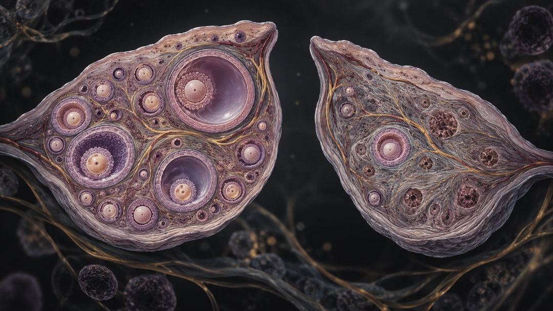 Original medical illustration for: Fertility and Age: Why Looking Young Doesn't Mean Your Biological Clock Has Stopped