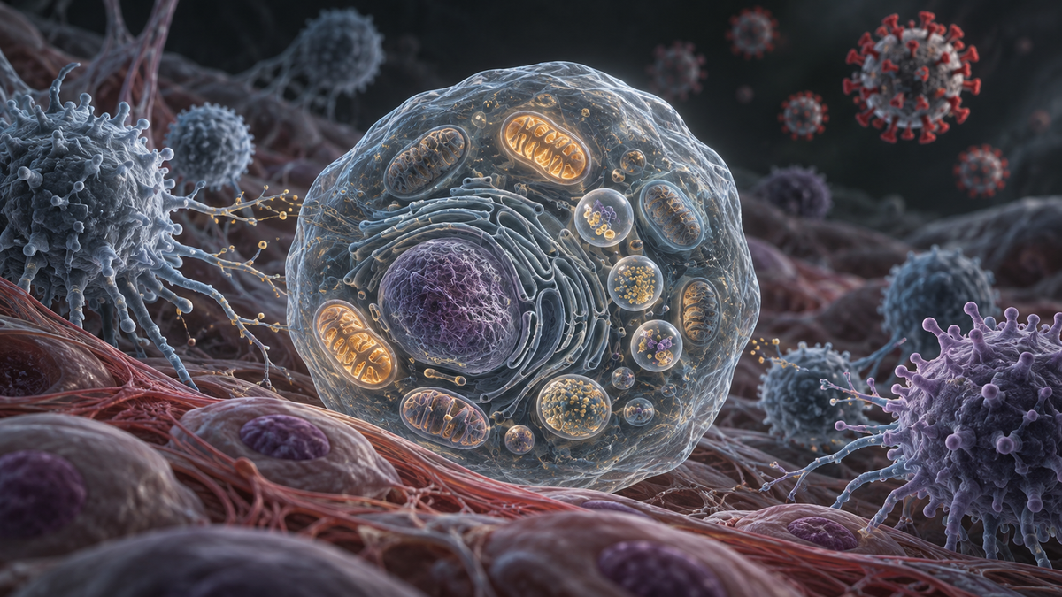 Original medical illustration for: Geroscience in the Age of COVID-19: Why Targeting Aging Itself Might Protect Us From This and Future Pandemics