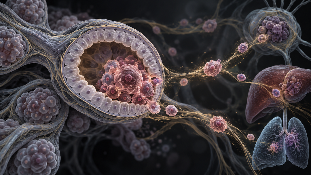 Original medical illustration for: Is Invasion Required for Breast Cancer to Spread? A Review of the Evidence