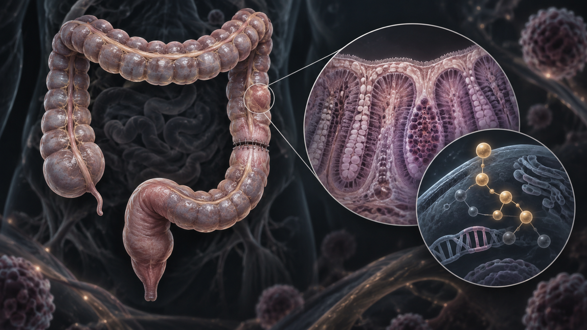 Original medical illustration for: Low-Dose Aspirin After Colorectal Cancer Surgery: New Hope for Patients with PI3K Gene Changes