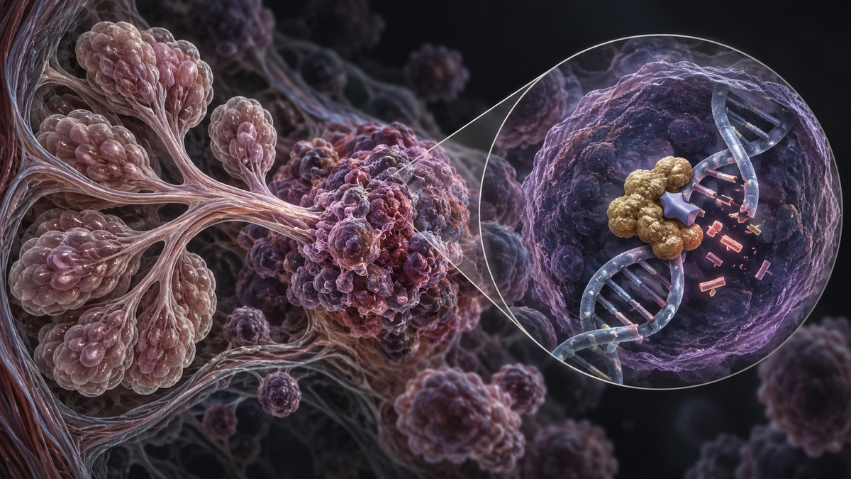 Original medical illustration for: PARP Inhibitors for Breast Cancer Patients with BRCA Gene Mutations: What Italian Experts Recommend