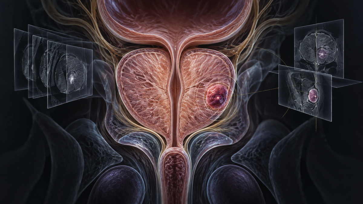 Original medical illustration for: Prostate Cancer Detection and Treatment: A New Approach for Patients