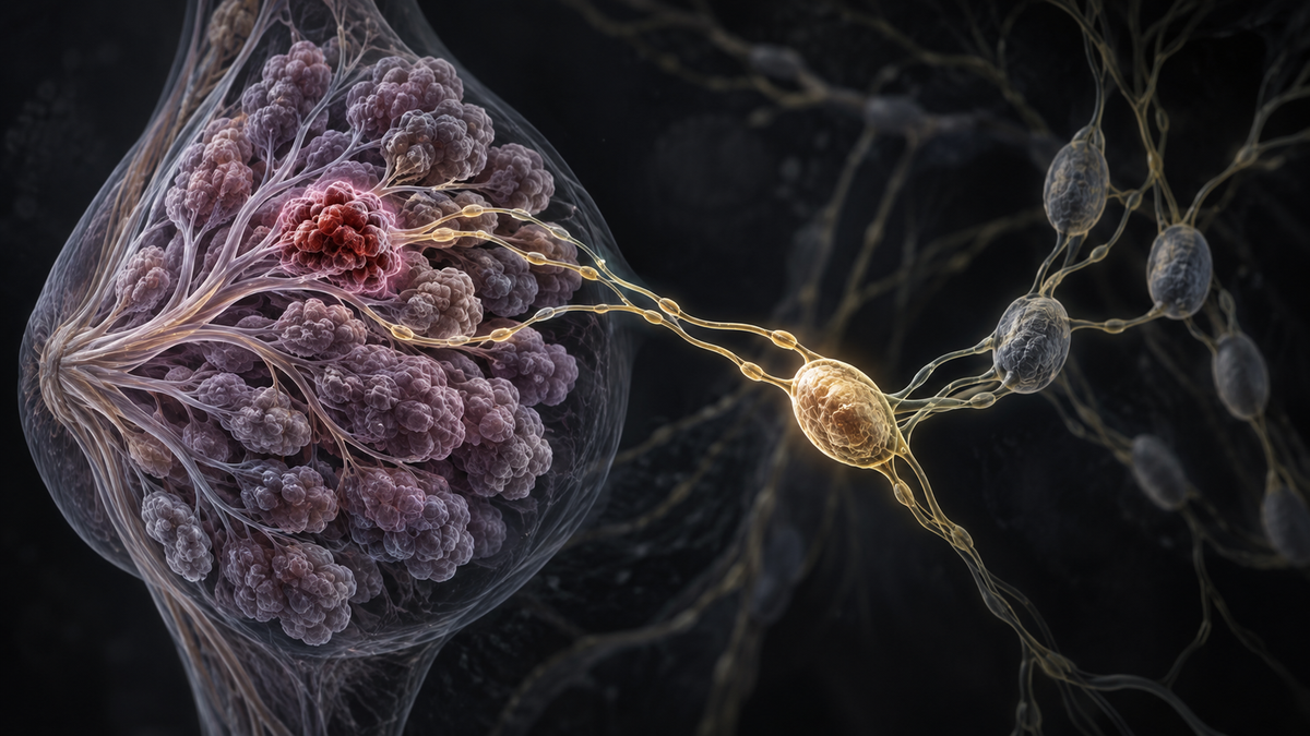 Original medical illustration for: Sentinel lymph node biopsy in breast cancer