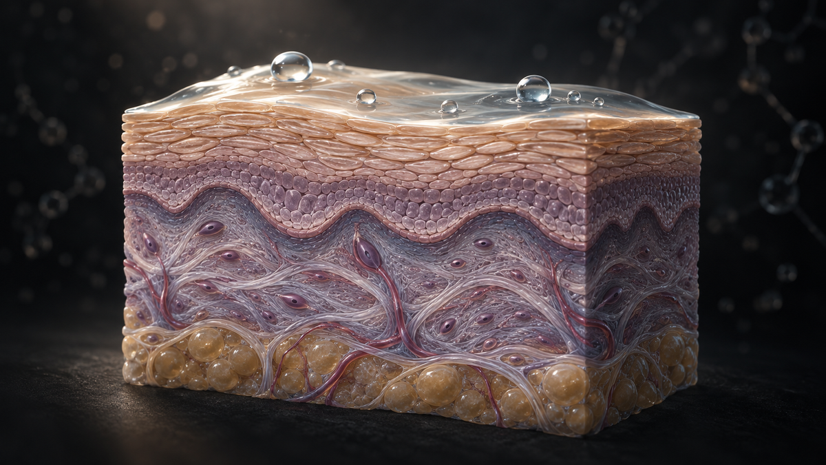 Original medical illustration for: The Complete Guide to Building a Skin Care Routine That Works