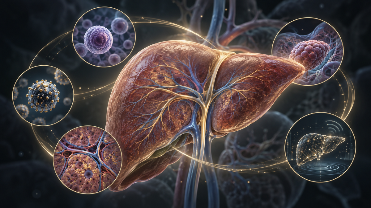 Original medical illustration for: The Future of Liver Medicine: Embracing Change in Hepatology