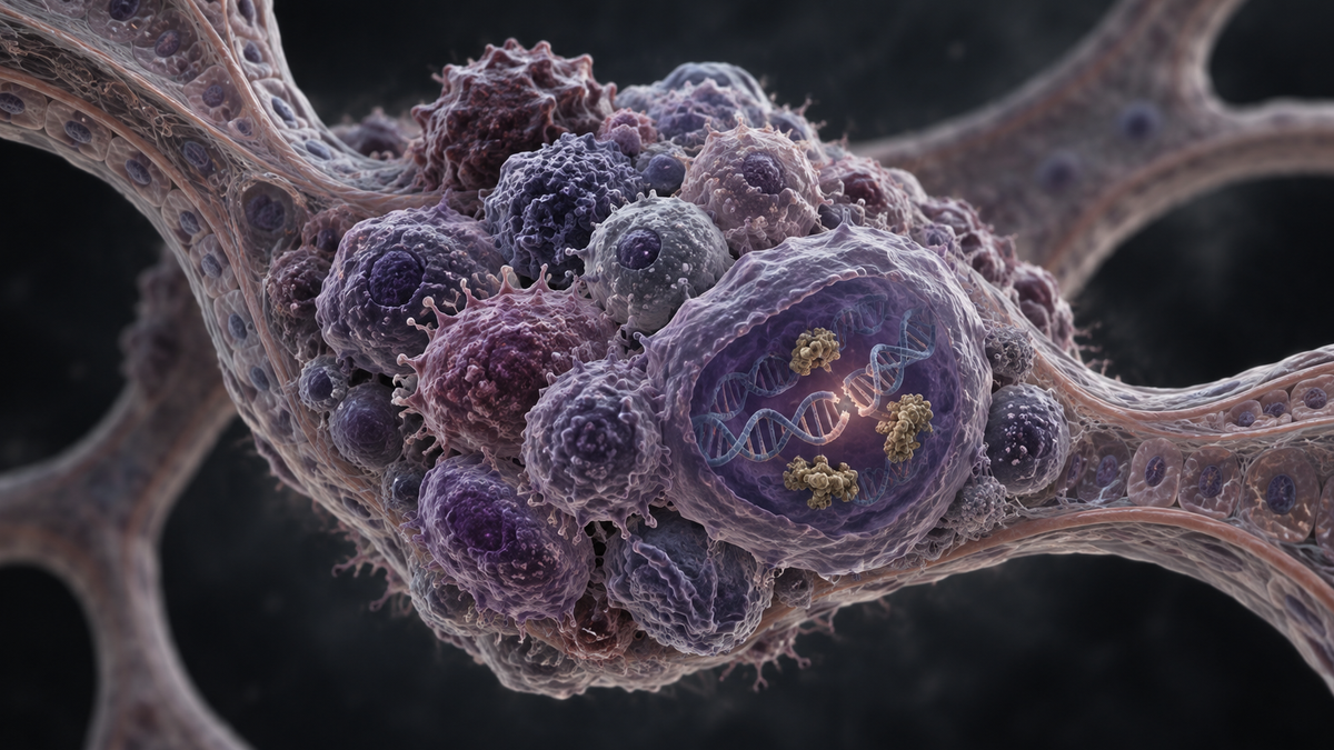 Original medical illustration for: Triple-Negative Breast Cancer: Understanding the Molecular Complexity of a Challenging Disease