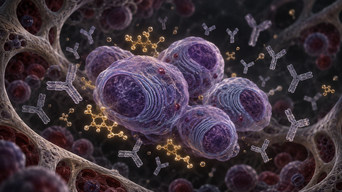 Original medical illustration for: Turmeric's Active Compound (Curcumin) and Its Potential Role in Treating Paraproteinemia and Plasma Cell Dyscrasias