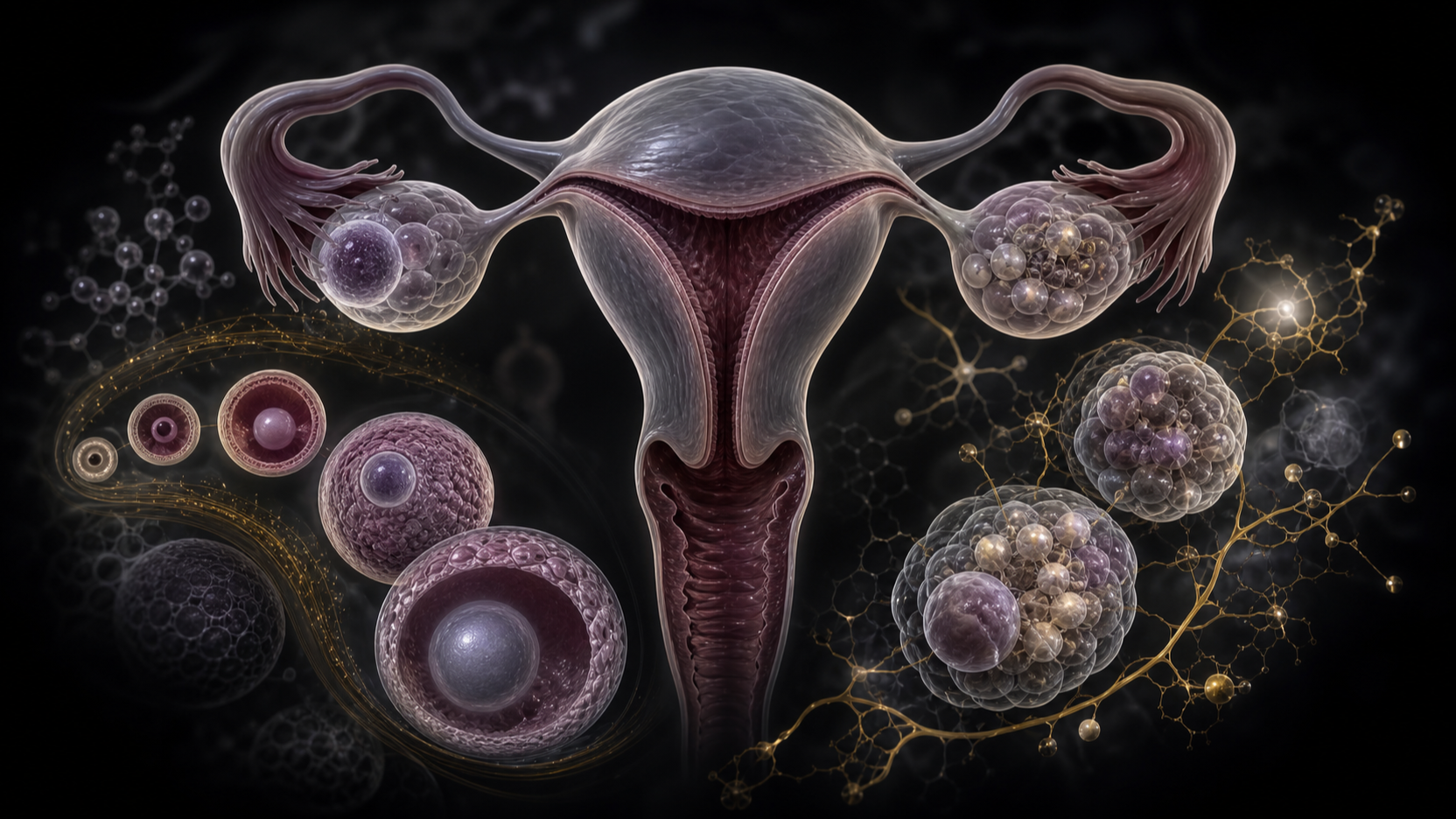 Original medical illustration for: Understanding Anti-Müllerian Hormone: Your Fertility and Ovarian Health Guide