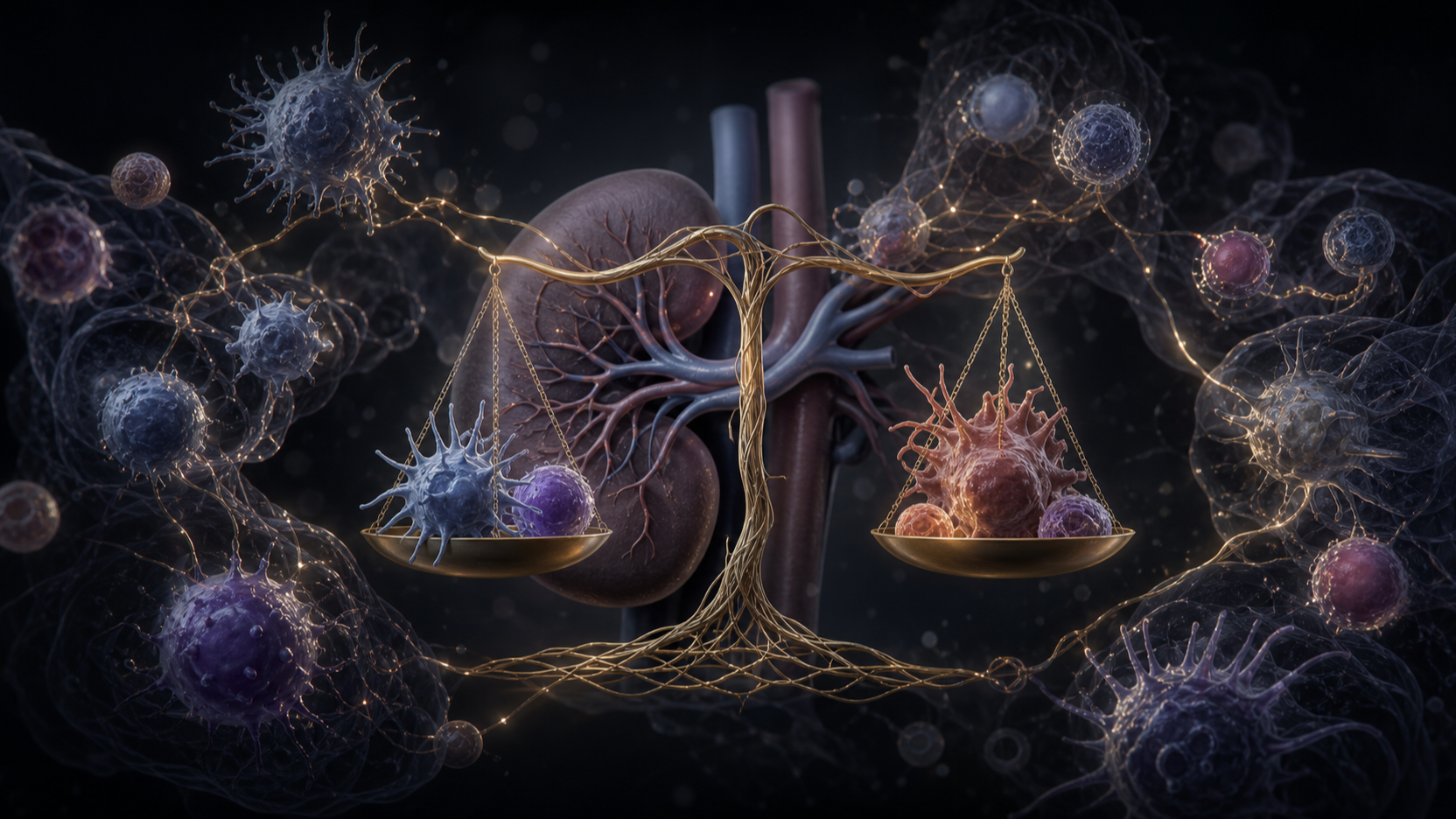 Original medical illustration for: Understanding Immune Tolerance: New Hope for Autoimmune Diseases and Organ Transplants