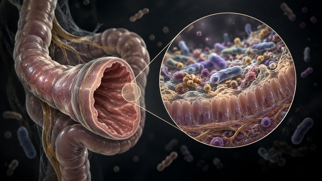 Original medical illustration for: Understanding Infant Colic and the Gut Bacteria Connection: A Complete Guide to Probiotic Research for Parents