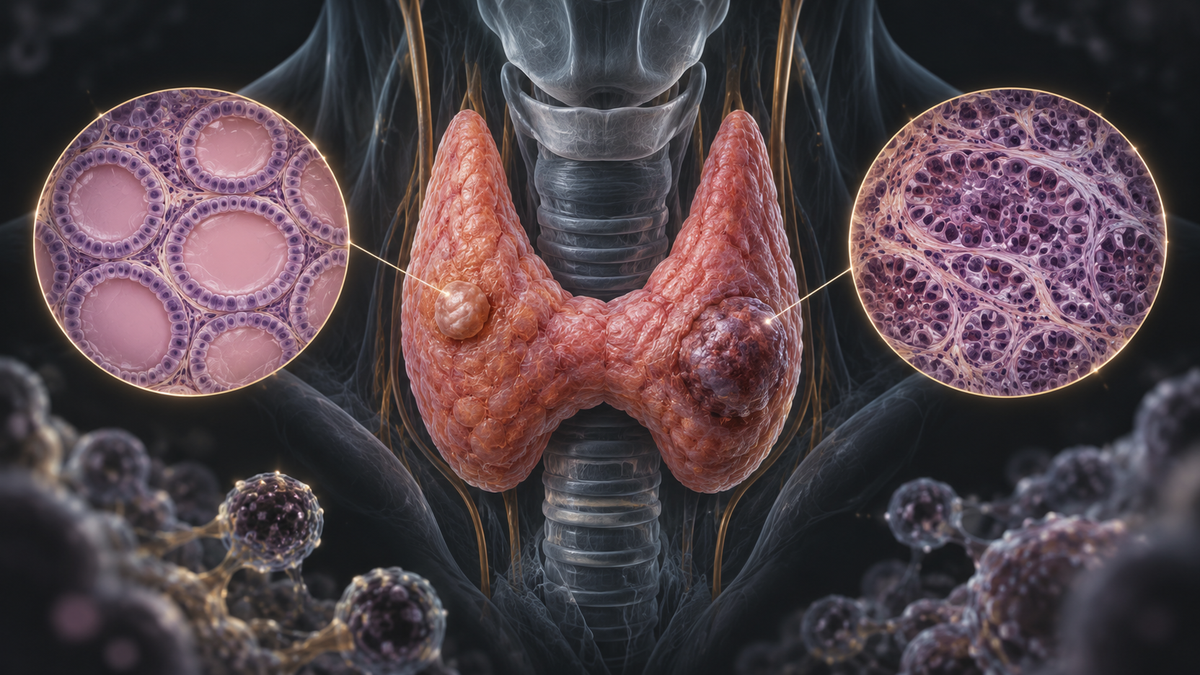 Original medical illustration for: Understanding Thyroid Nodules: A Complete Patient Guide to Diagnosis, Risks, and Treatment