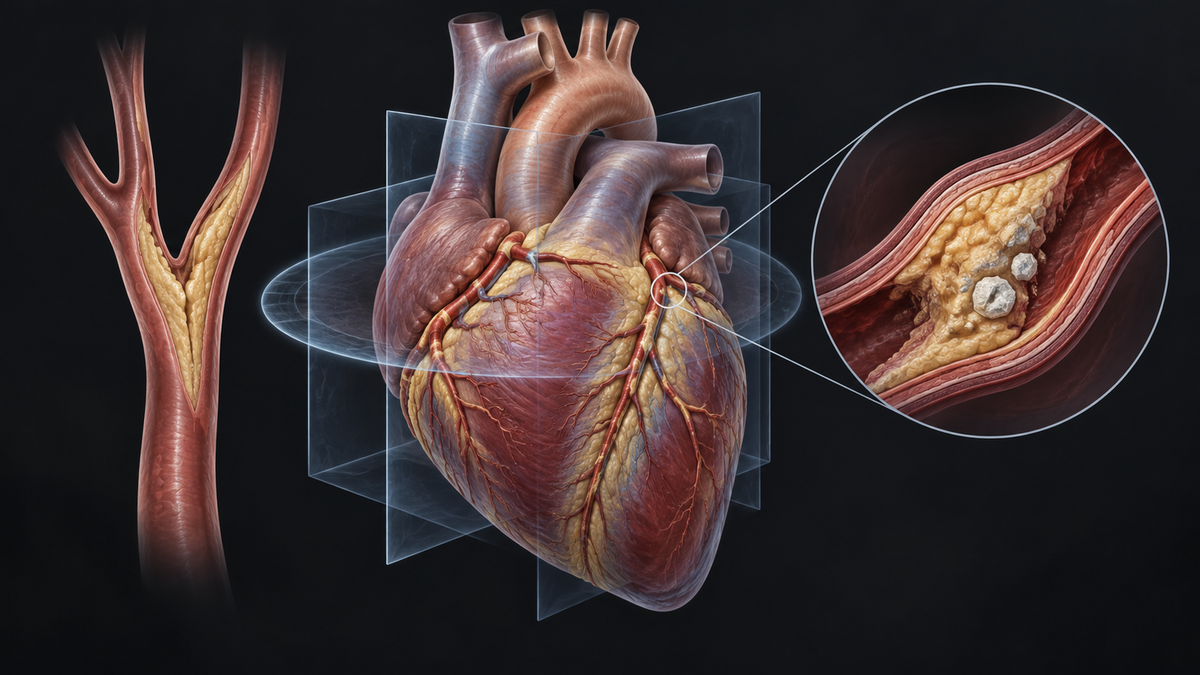 Original medical illustration for: Using Heart and Artery Imaging to Predict Heart Attack Risk in People with Familial Hypercholesterolemia: A Patient's Guide