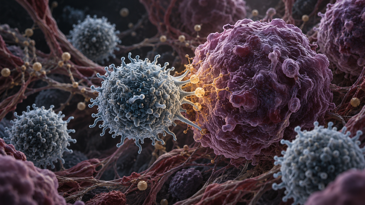 Original medical illustration for: Using Natural Killer Cells to Treat Lymphoma: Challenges and New Treatment Options