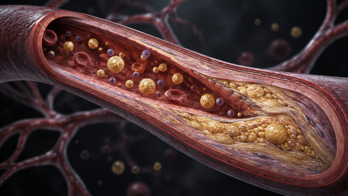 Original medical illustration for: What Is a "Normal" Cholesterol Level? A Patient's Guide to the Latest Heart Research