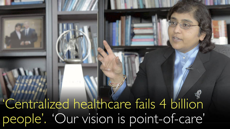 «Централизованное здравоохранение подводит 4 миллиарда человек. Наше видение — точка оказания медицинской помощи». 1