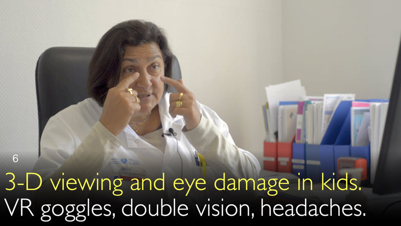 Трехмерное изображение и повреждение глаз у детей. Очки виртуальной реальности, двоение в глазах, головные боли. 6