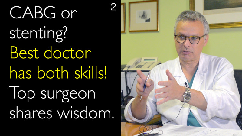 АКШ или стентирование? Лучший врач обладает обоими навыками! Лучший хирург делится мудростью. 2