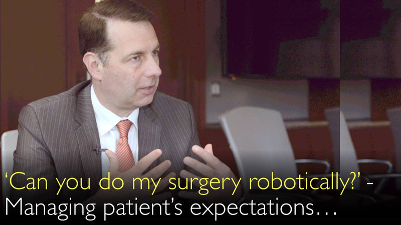 Сможете ли вы сделать мою операцию роботизированной? Как управлять ожиданиями пациента. 10
