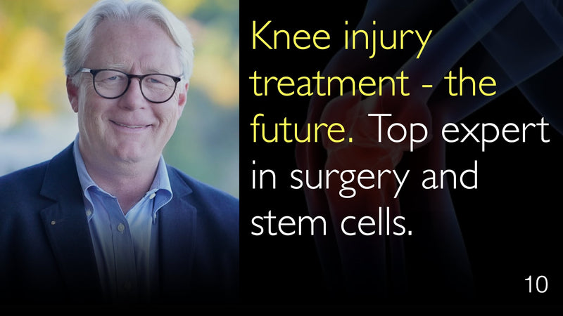 Лечение травм колена – будущее. Ведущий эксперт в области хирургии и стволовых клеток. 10