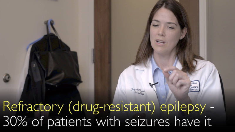 Рефрактерная эпилепсия. У 30% пациентов с эпилептическими припадками имеется фармакорезистентная эпилепсия. 6