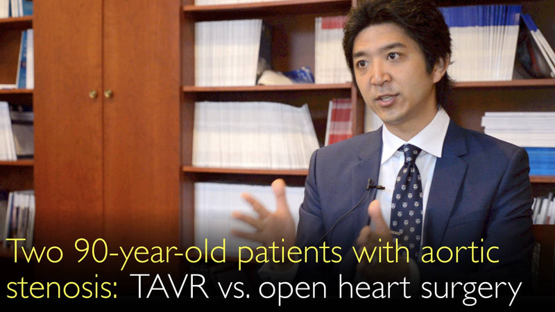 Два 90-летних пациента с аортальным стенозом. TAVR против операции на открытом сердце по замене аортального клапана. Клинический случай. 8